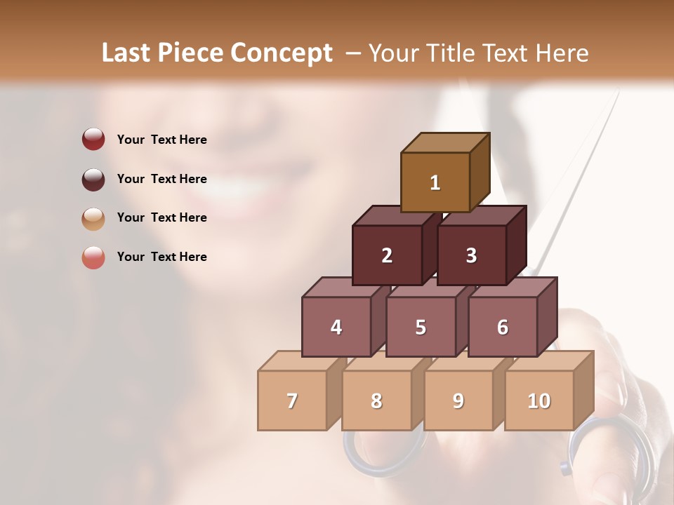 Female Focus Cute PowerPoint Template