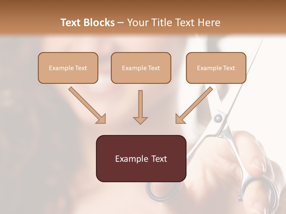 Female Focus Cute PowerPoint Template