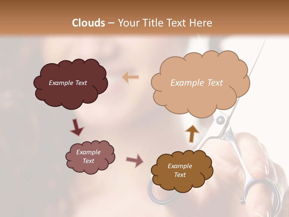 Female Focus Cute PowerPoint Template