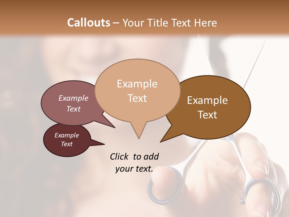 Female Focus Cute PowerPoint Template