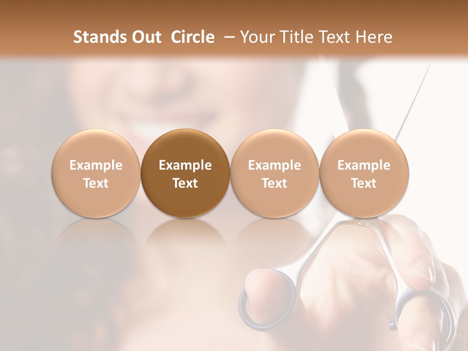 Female Focus Cute PowerPoint Template