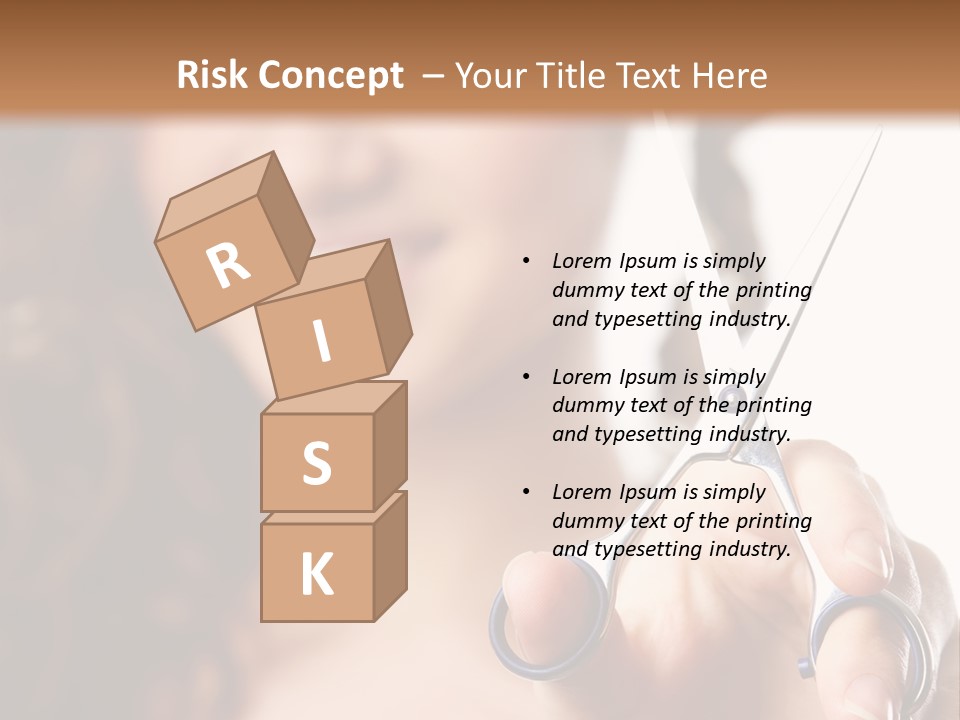 Female Focus Cute PowerPoint Template