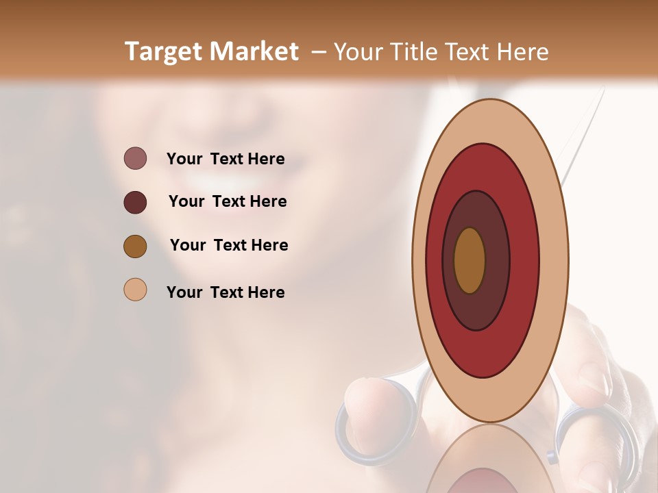 Female Focus Cute PowerPoint Template