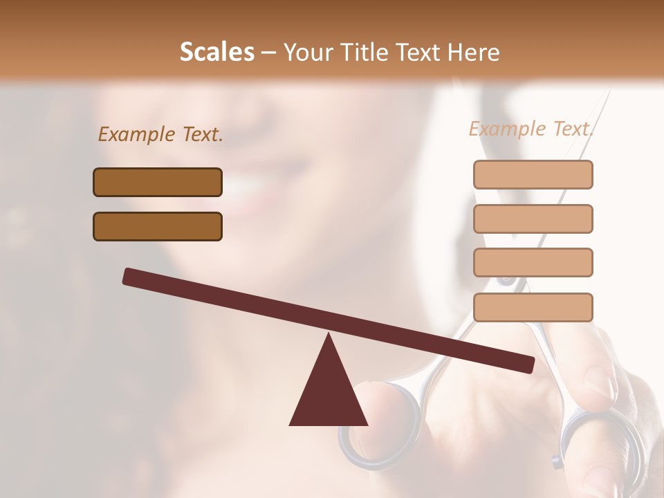 Female Focus Cute PowerPoint Template