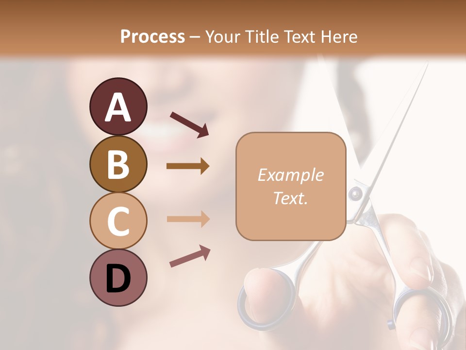 Female Focus Cute PowerPoint Template