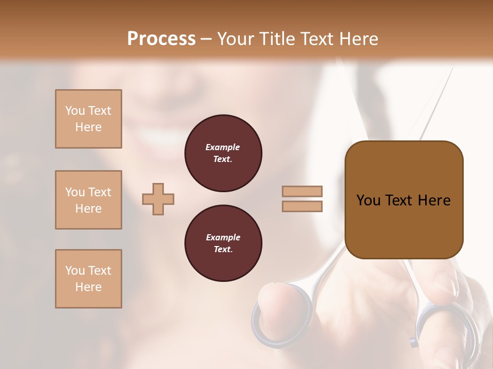 Female Focus Cute PowerPoint Template