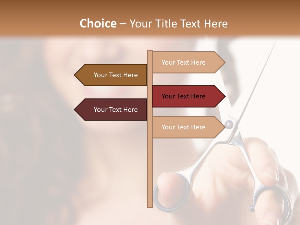 Female Focus Cute PowerPoint Template