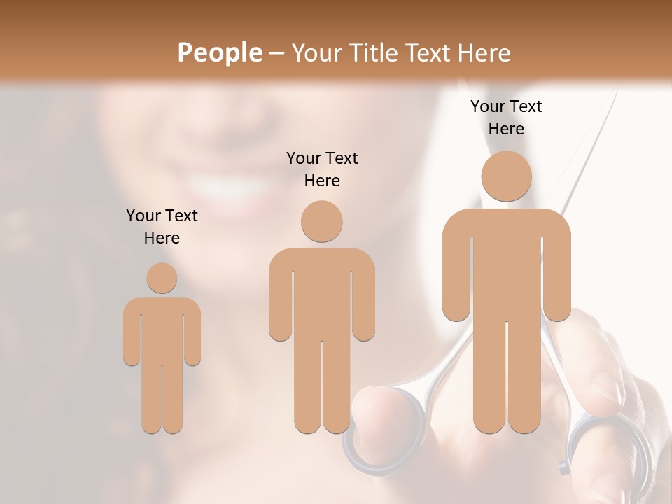 Female Focus Cute PowerPoint Template