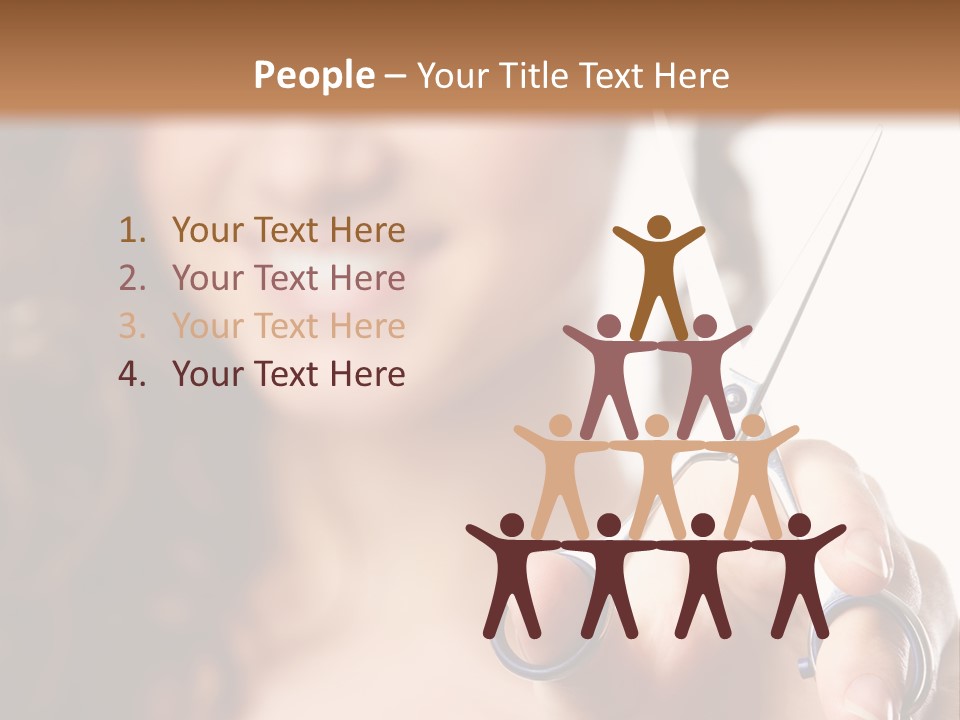 Female Focus Cute PowerPoint Template