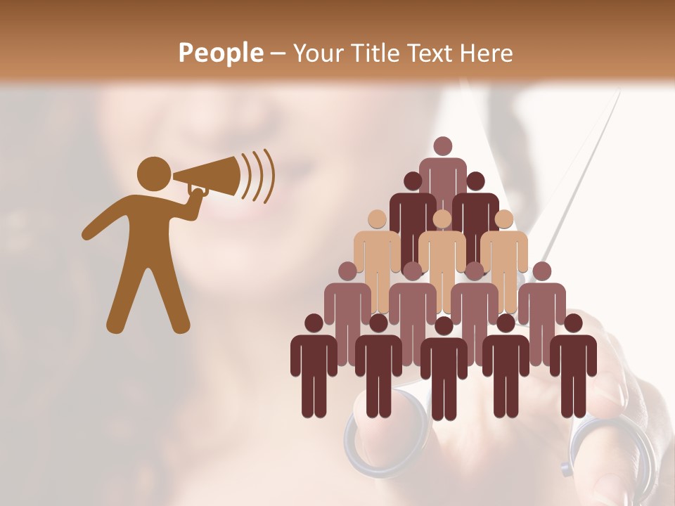 Female Focus Cute PowerPoint Template