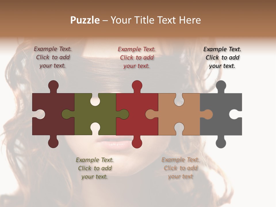 Mouth Blind Secret PowerPoint Template