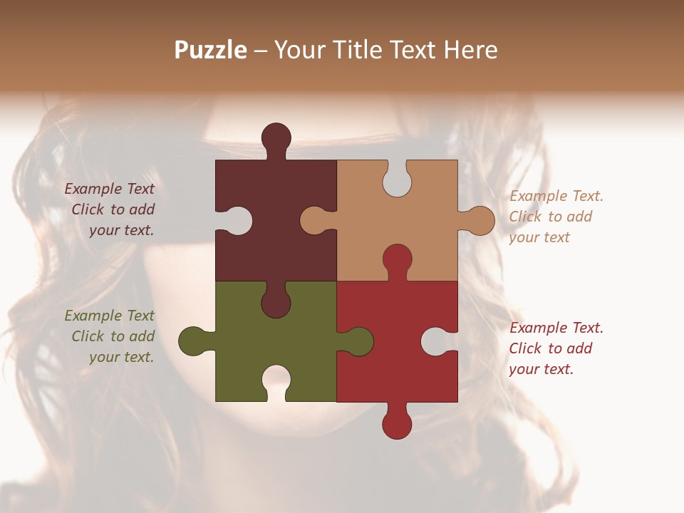 Mouth Blind Secret PowerPoint Template