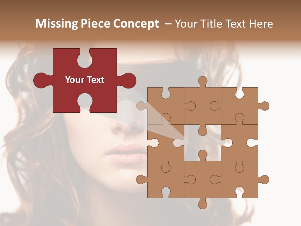 Mouth Blind Secret PowerPoint Template