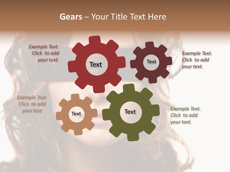 Mouth Blind Secret PowerPoint Template