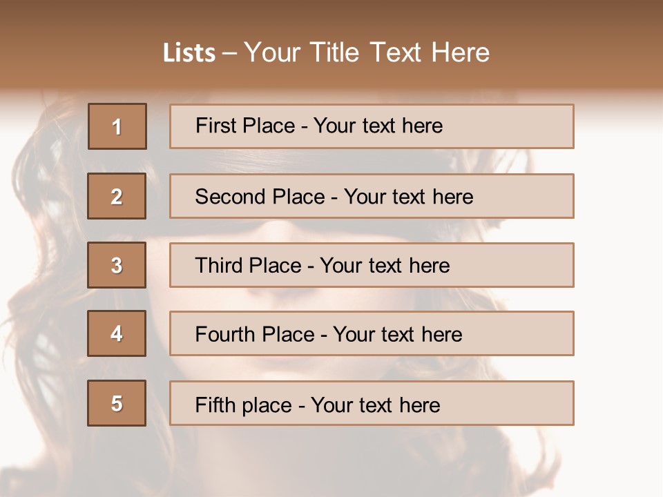 Mouth Blind Secret PowerPoint Template