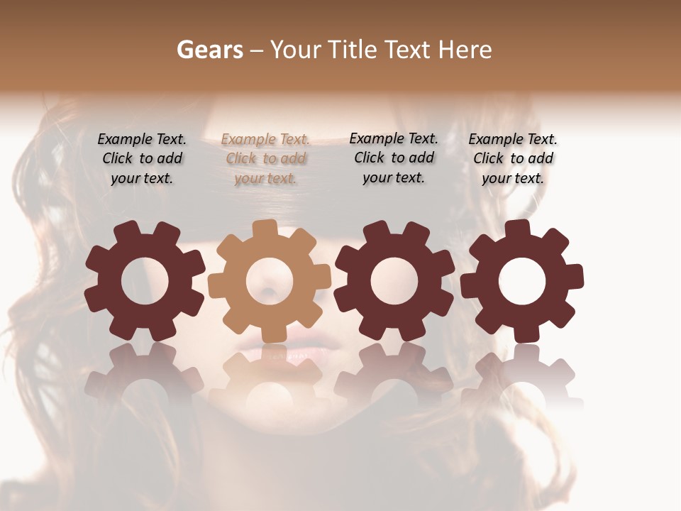 Mouth Blind Secret PowerPoint Template