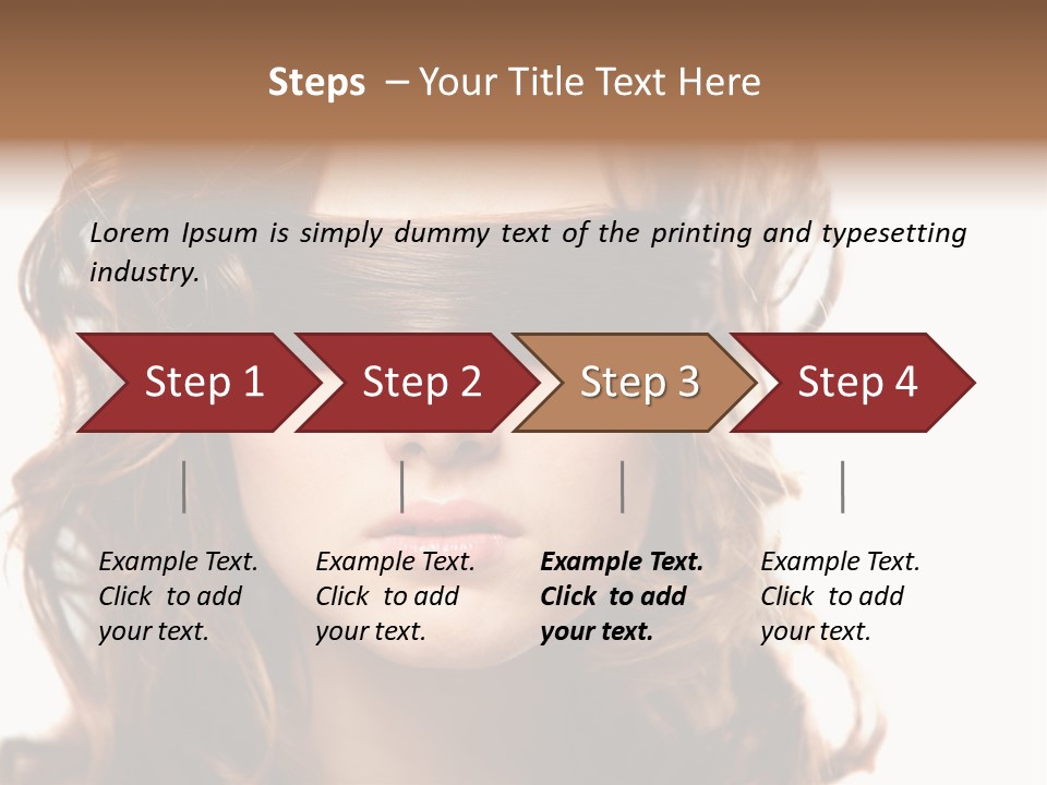 Mouth Blind Secret PowerPoint Template