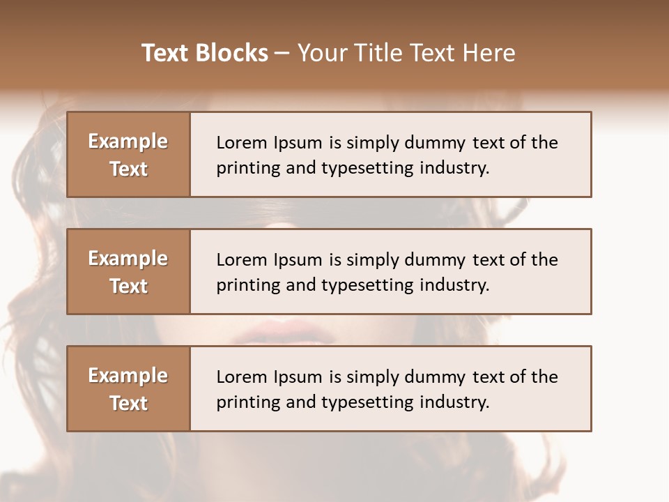 Mouth Blind Secret PowerPoint Template
