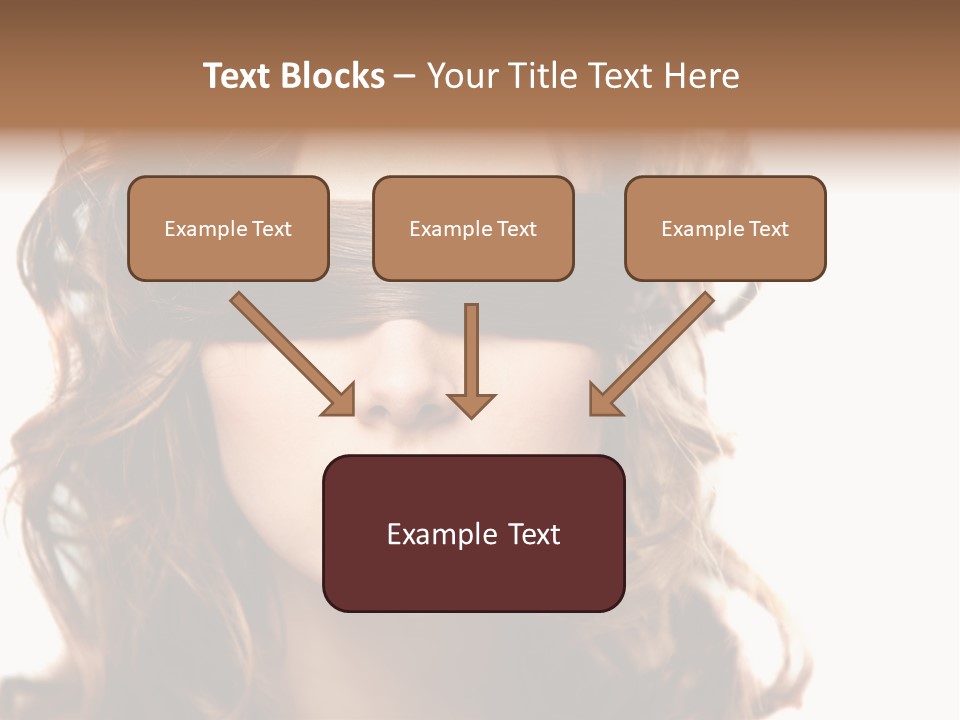 Mouth Blind Secret PowerPoint Template