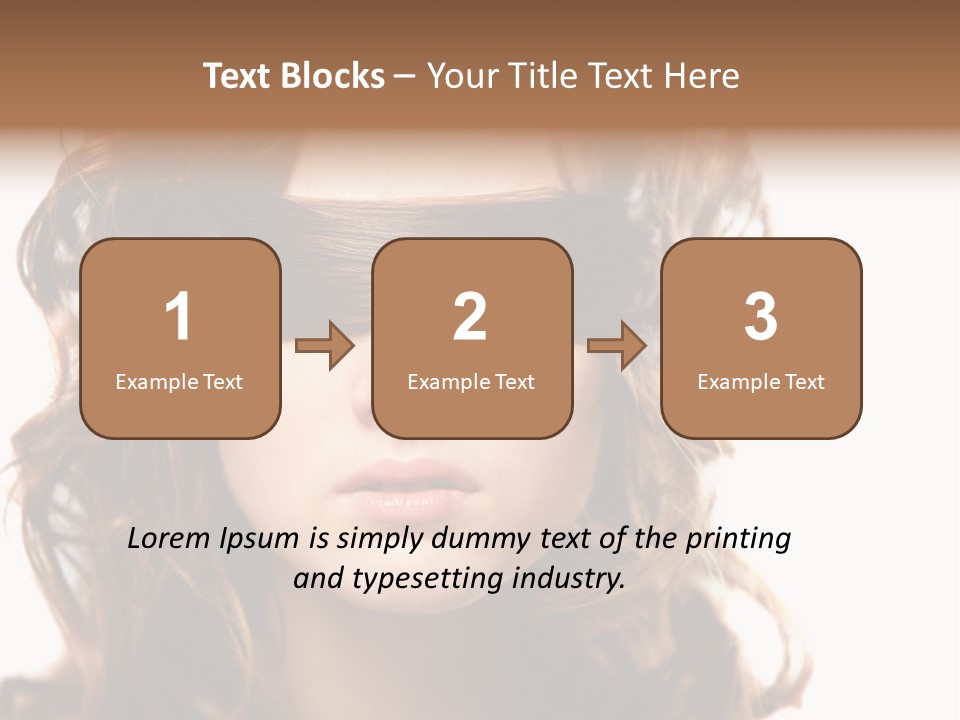 Mouth Blind Secret PowerPoint Template