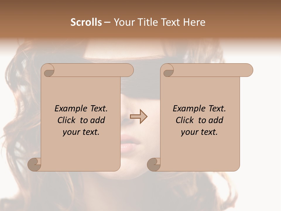 Mouth Blind Secret PowerPoint Template