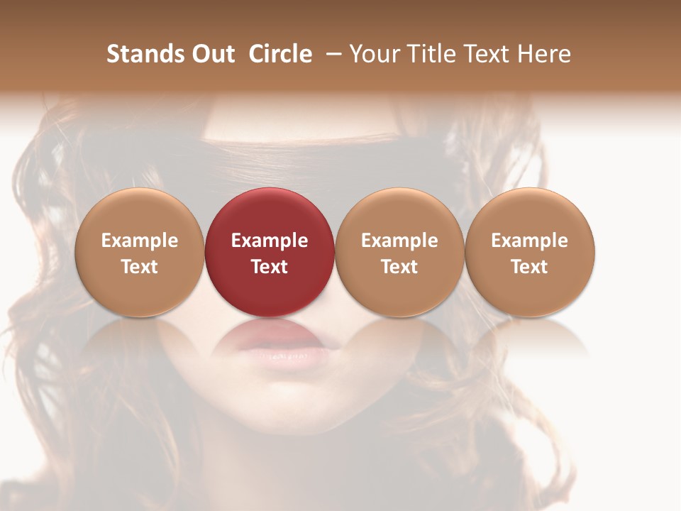 Mouth Blind Secret PowerPoint Template
