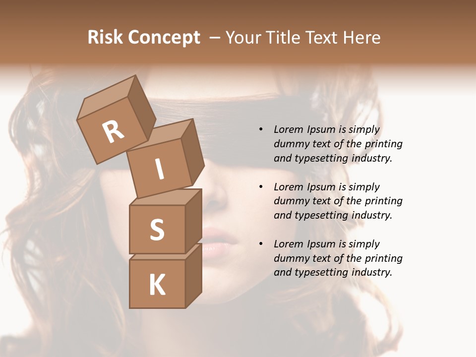 Mouth Blind Secret PowerPoint Template