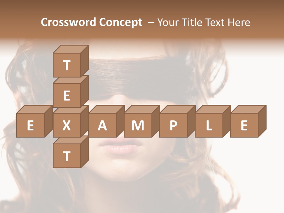 Mouth Blind Secret PowerPoint Template