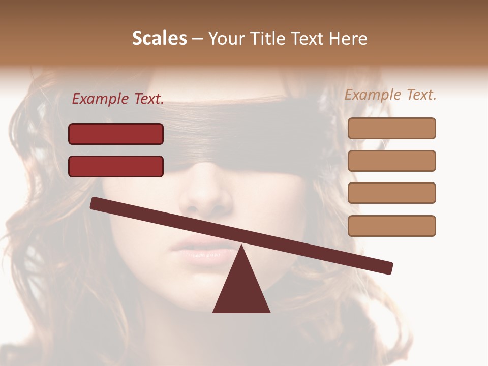 Mouth Blind Secret PowerPoint Template