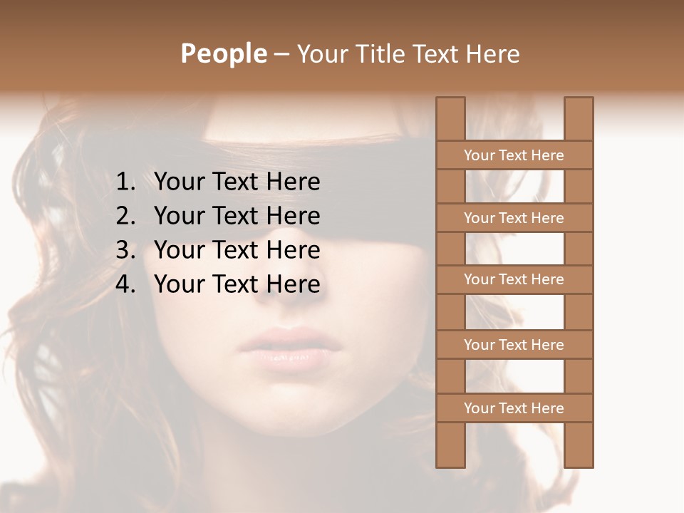 Mouth Blind Secret PowerPoint Template