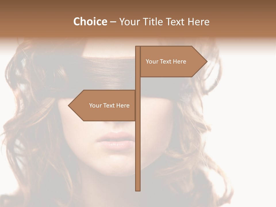 Mouth Blind Secret PowerPoint Template