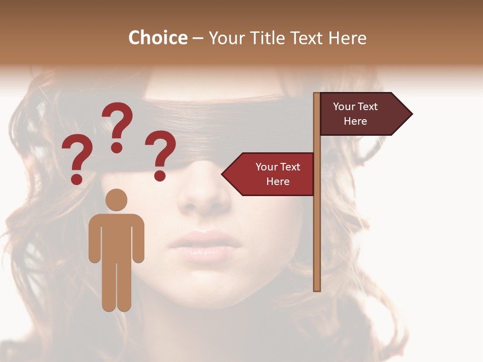 Mouth Blind Secret PowerPoint Template