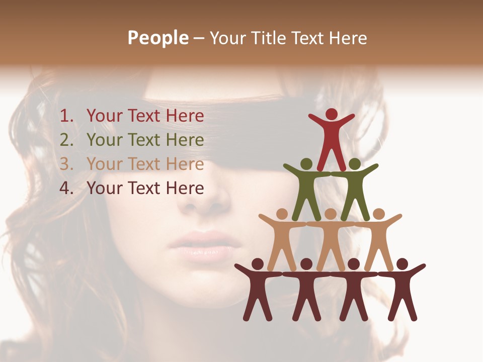 Mouth Blind Secret PowerPoint Template