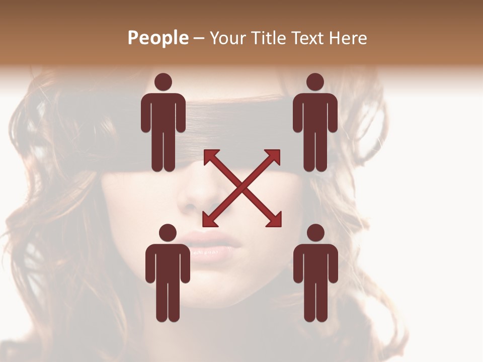 Mouth Blind Secret PowerPoint Template
