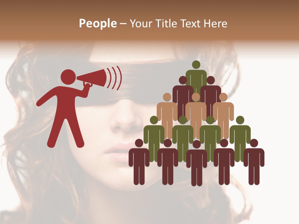 Mouth Blind Secret PowerPoint Template