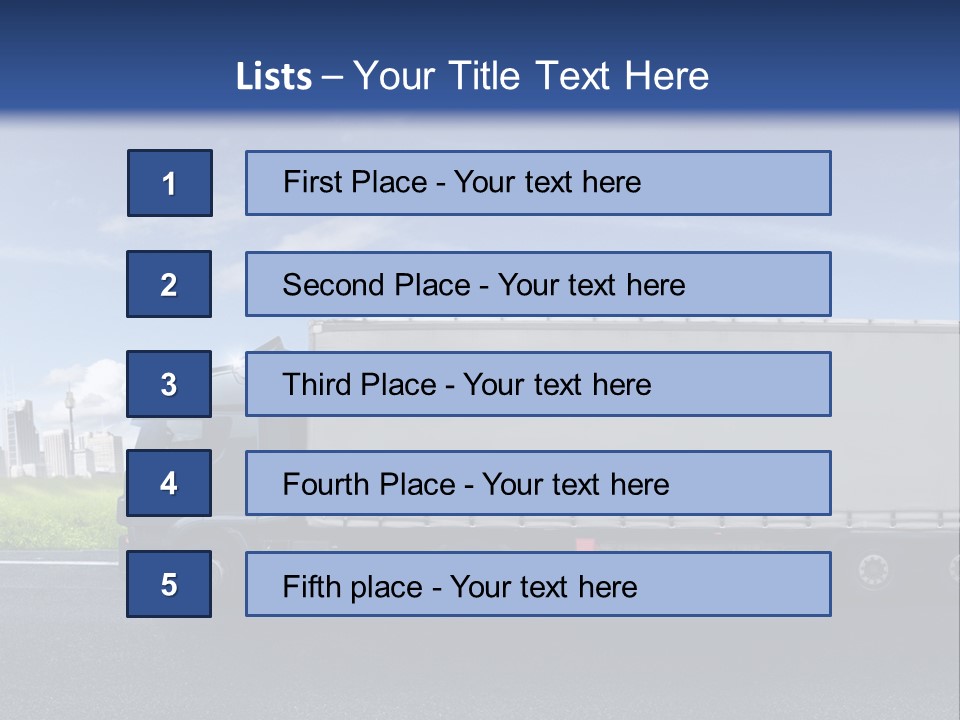 List Member Time PowerPoint Template