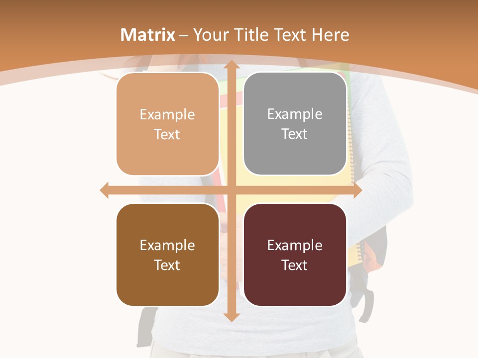 Young People Female PowerPoint Template