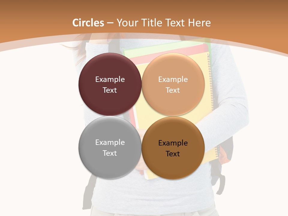 Young People Female PowerPoint Template