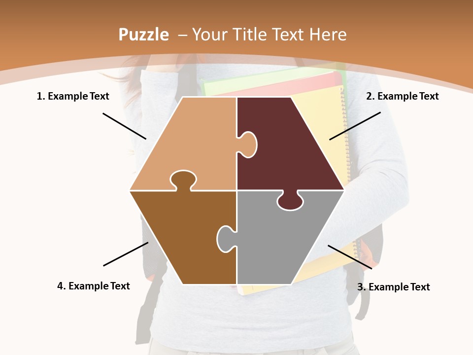 Young People Female PowerPoint Template