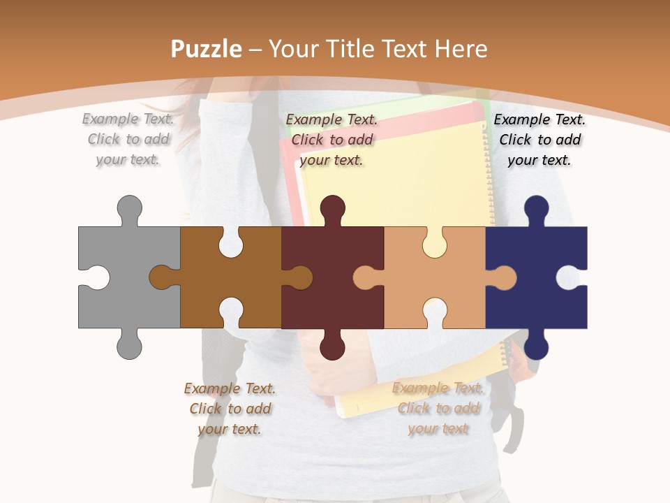 Young People Female PowerPoint Template