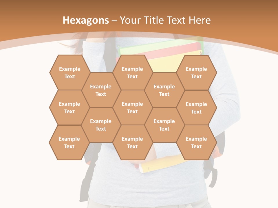 Young People Female PowerPoint Template