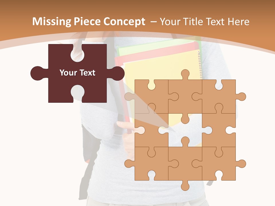 Young People Female PowerPoint Template