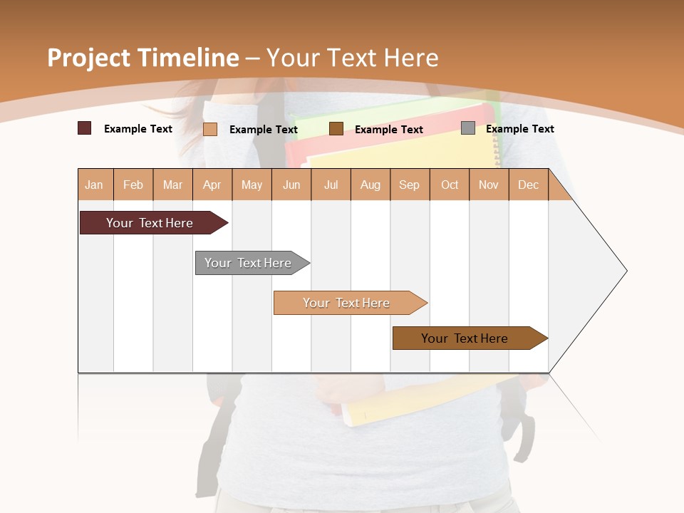 Young People Female PowerPoint Template