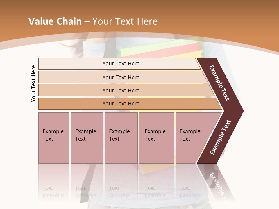 Young People Female PowerPoint Template