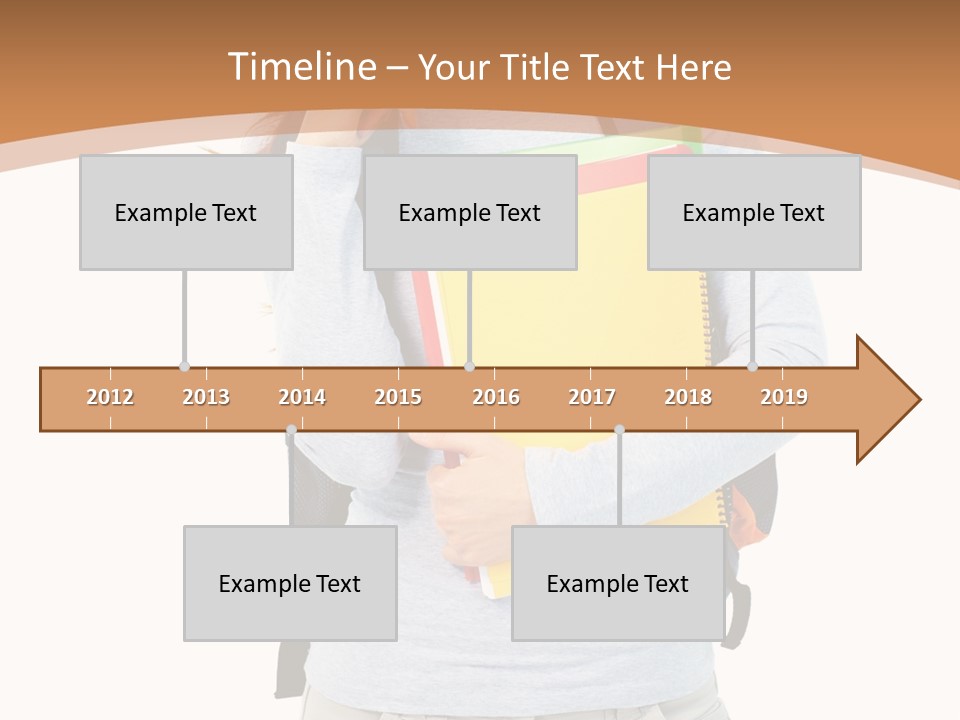 Young People Female PowerPoint Template