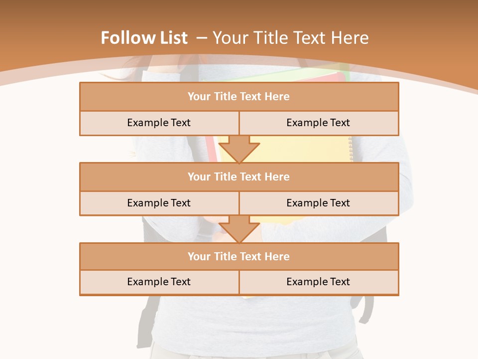 Young People Female PowerPoint Template