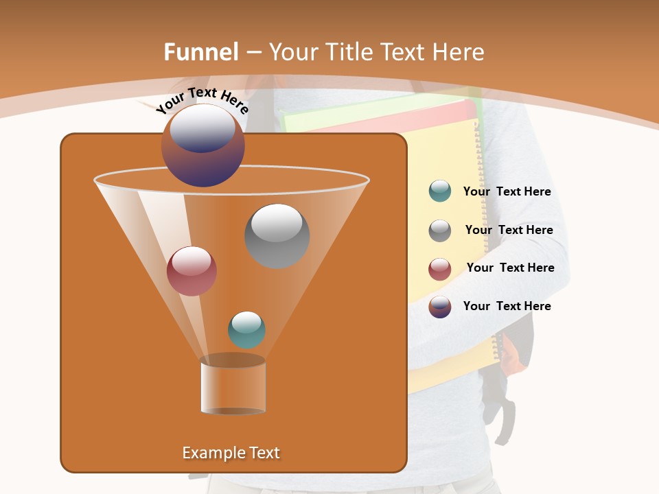 Young People Female PowerPoint Template