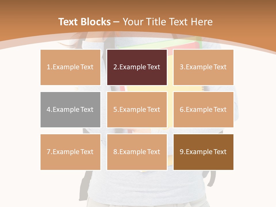 Young People Female PowerPoint Template