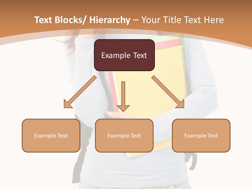 Young People Female PowerPoint Template