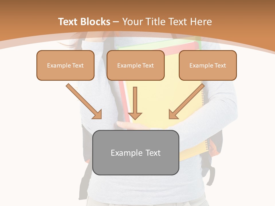 Young People Female PowerPoint Template